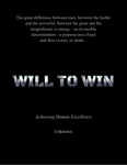 Will To Win Book